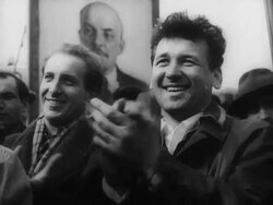 Yuri Gagarin Becomes First Man to Orbit the Earth, 7 of 9 Stock Footage