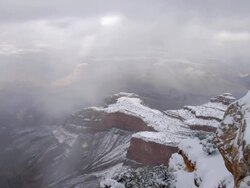 Time lapse over looking the Grand Canyon Stock Footage