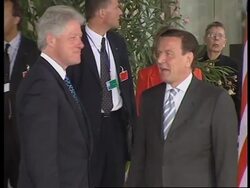 GERMANY: US PRESIDENT CLINTON VISIT (2) News Clip