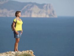 vacation on the coast Stock Footage