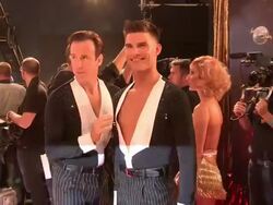 Anton Du Beke at Strictly Come Dancing Stock Footage