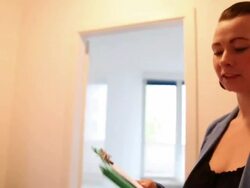 Real State Agent in action Stock Footage