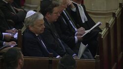 CLEAN : Ceremony for museum shooting victims held in Brussels synagogue News Clip