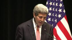 CLEAN : Kerry insists world powers united in Iran talks News Clip