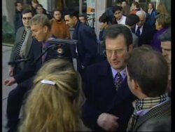 USA: PROTESTERS CONFRONT KINKEL OVER REPRESSION OF MINORITIES Instructional Video