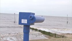 Stock shots of the seafront in Hunstanton, Norfolk News Clip