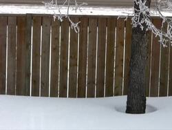 Snow Fence Stock Footage