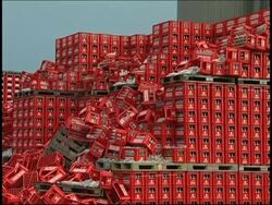 Tens of thousands of bottles shattered at distillery in quake Instructional Video