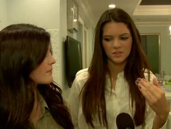 INTERVIEW: Kendall Jenner & Kylie Jenner on their New Year's resolutions at the Kendall Jenner And Sony PlayStation Celebrate Their 15th Birthday at Hidden Hills CA. (Footage by WireImage Video/GettyImages) Stock Footage
