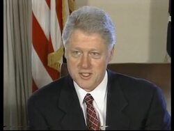 USA: ALASKA AIRLINES AIRPLANE CRASH - CLINTON'S REACTION News Clip