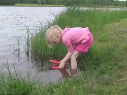 Young Gold Panner Stock Footage