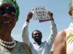 Miami's Nigerian Community Organizes Rally For Kidnapped Girls Stock Footage