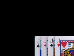 (Loop) Playing cards Stock Footage