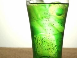 Green water, Drink : HD Stock Footage