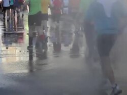 Marathon running Stock Footage