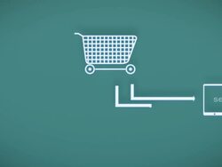 Online Shopping Icons Stock Footage