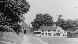 1939 MONTAGE Agricultural villages and homes / United Kingdom Stock Footage