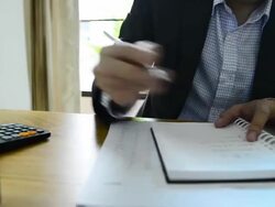 Taking Notes Stock Footage