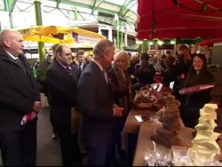 Charles & Camilla Officially Re-Open Borough Market News Clip