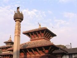 Patan Durbar Square Stock Footage