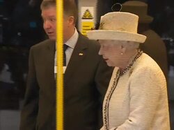 Royals visit Baker Street Tube Station. News Clip