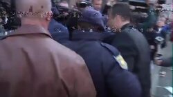 Oscar Pistorius arriving at court News Clip