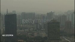 Shanghai city skyline and traffic at sunrise News Clip