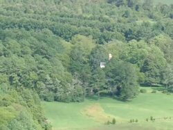 WS AERIAL ZO ZI View of Berkley Plantation / Virginia, United States Stock Footage
