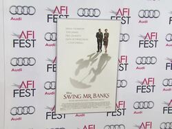 ATMOSPHERE - Signage at AFI Fest 2013 Opening Night Gala Premiere of Disney's "Saving Mr. Banks" in Hollywood, CA, on 11/07/2013. (Footage by WireImage Video/Getty Images) Stock Footage