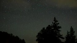 TIME LAPSE: Annual Perseid Meteor Shower Stock Footage