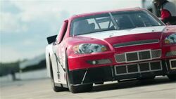 Pit-crew leaps into action Stock Footage