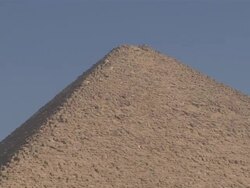 WS ZI ZO Red pyramid of dahschur / Dahschur, Cairo, Egypt Stock Footage