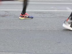 Marathon running Stock Footage