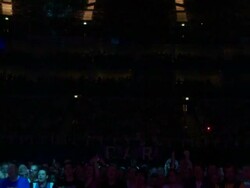 Interior Concert Crowd Stock Footage