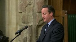 David Cameron Speech Re Churchill Death News Clip