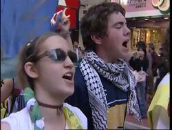 Thousands gather for first anti-WTO protest News Clip