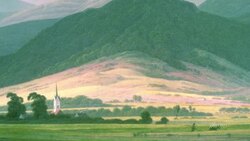 Caspar David Friedrich - Still Landscapes Stock Footage