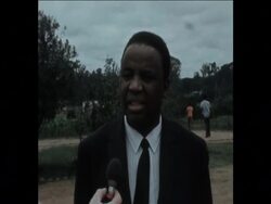 SYND 17 12 74 SITHOLE INTERVIEW News Clip