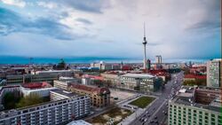 Berlin skyline panorama , Germany Stock Footage