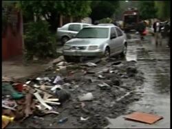 One dead, hundreds of homes and vehicles destroyed by flash floods News Clip