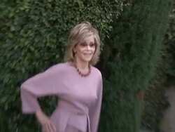 Jane Fonda at The Rape Foundation's Annual Brunch At Greenacres Stock Footage
