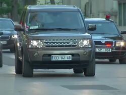 William Hague arrives at offices of Endava News Clip