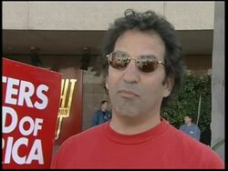 Pickets in LA as late night TV hosts return to work News Clip