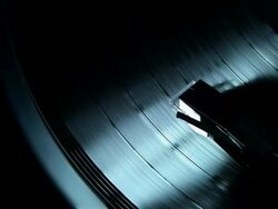Vinyl LP record. Stock Footage