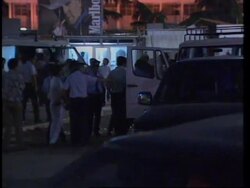 ALBANIA: TIRANA: 2 BOMBS EXPLODE Instructional Video