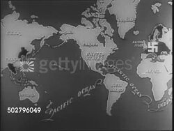 Year Since Pearl Harbor, Churchill and Russia News Clip