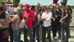 CLEAN : Eclipse watchers gather in Latin American cities News Clip