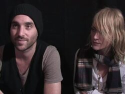 Metric Interview (clip 16) Stock Footage