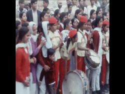 SYND 14/01/71 MRS GANDHI CAMPAIGNS FOR PARLIAMENTARY ELECTIONS News Clip