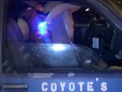 UFO Recovery Agent talks about UFO's on streets of San Diego Comic Con at Celebrity Sightings - Comic-Con International 2013 Celebrity Sightings - Comic-Con International 2013 on July 20, 2013 in San Diego, California (Footage by WireImage Video/Getty Imag Stock Footage